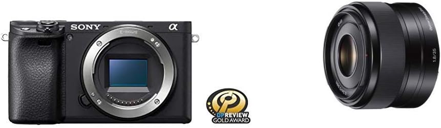 Sony Alpha a6400 Mirrorless Camera: Compact APS-C Interchangeable Lens Digital Camera with Real-Time Eye Auto Focus, 4K Video, Flip Screen & 16-50mm Lens - E Mount Compatible - ILCE-6400L/B, Black