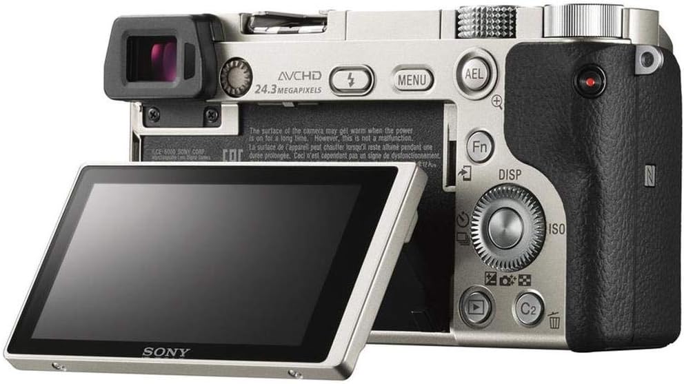 Sony Alpha a6000 Mirrorless Digital Camera with 16-50 mm Lens, 24 MP (White)