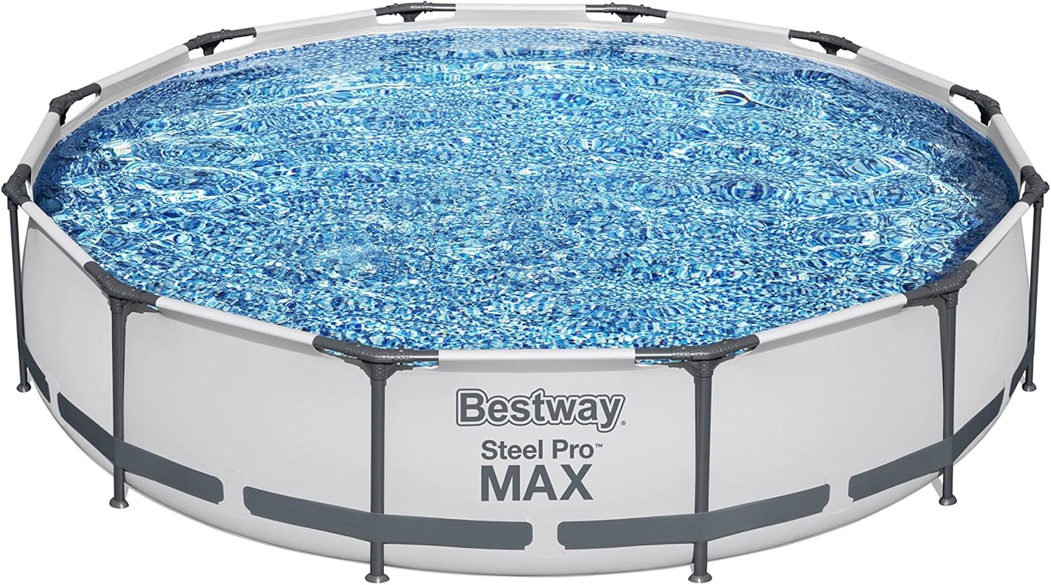 Bestway Steel Pro MAX 14' x 33 Round Above Ground Pool Set | Includes 530gal Filter Pump