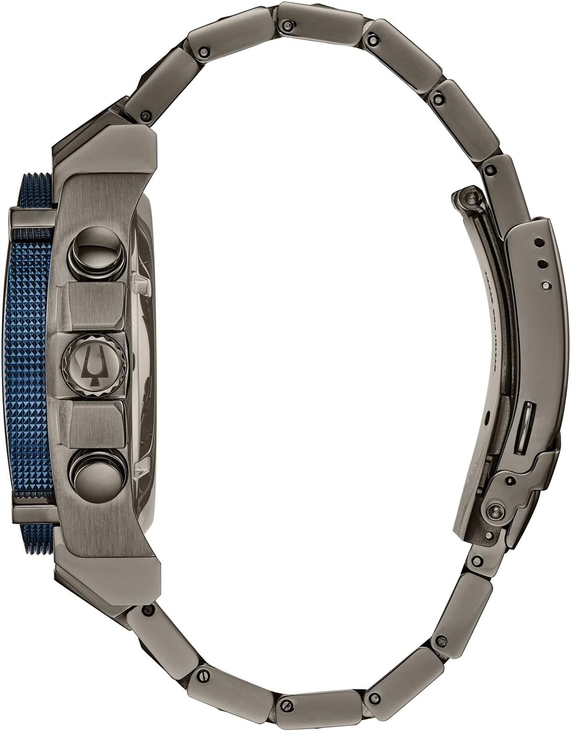 Bulova Men's Icon High Precision Quartz Chronograph Watch, Curved Mineral Crystal