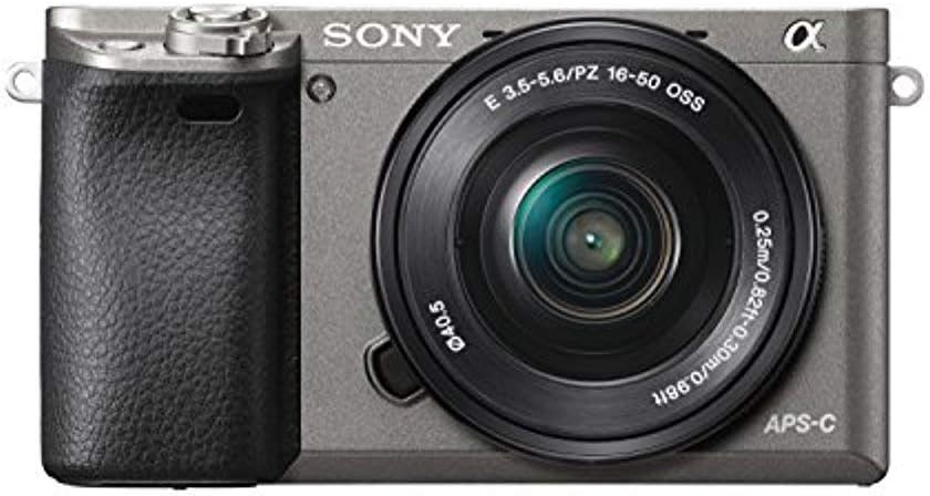 Sony Alpha a6000 Mirrorless Digital Camera with 16-50 mm Lens, 24 MP (White)
