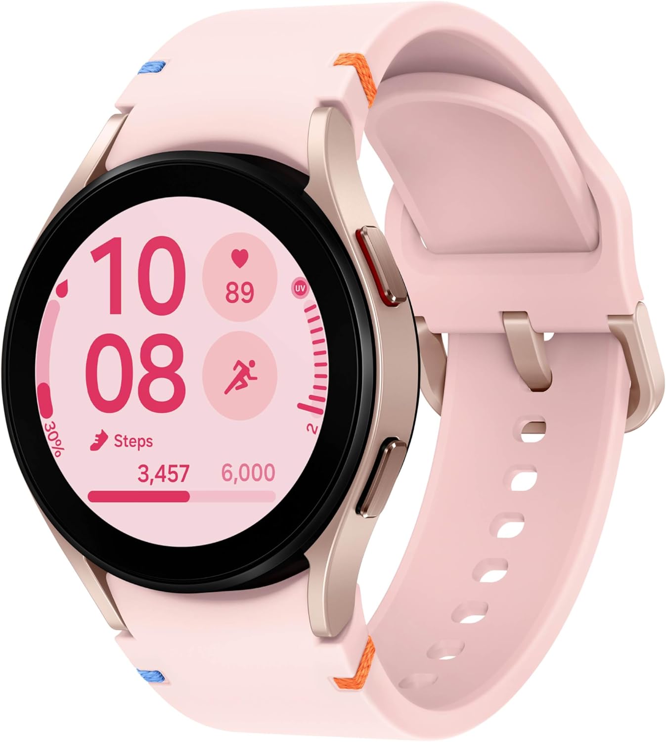 Samsung Galaxy Watch FE 40mm Bluetooth AI Smartwatch w/Fitness Tracking, BIA Sensor, Personalized HR Zones, Heart Rate Tracker, Sleep Monitor, 2024, Pink Gold [US Version, 1Yr Manufacturer Warranty]