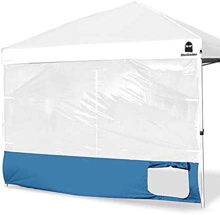 MordenApe Clear Sidewall, Transparent Canopy Walls, Canopy Side Wall for 10x10 Pop Up Canopy - Straight Leg, Outdoor Instant Canopies Sidewall,1 Pack (Navy)