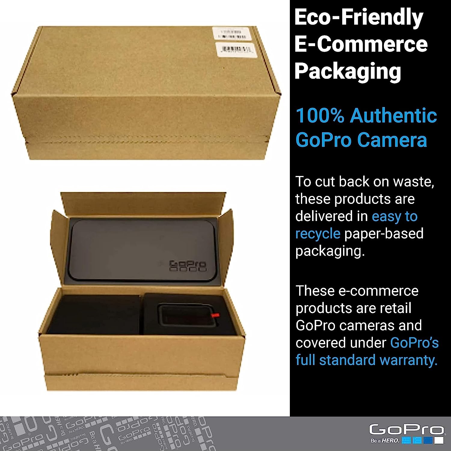 GoPro HERO11 Black – E-Commerce Packaging - Waterproof Action Camera with 5.3K60 Ultra HD Video, 27MP Photos, 1/1.9 Image Sensor, Live Streaming, Webcam, Stabilization