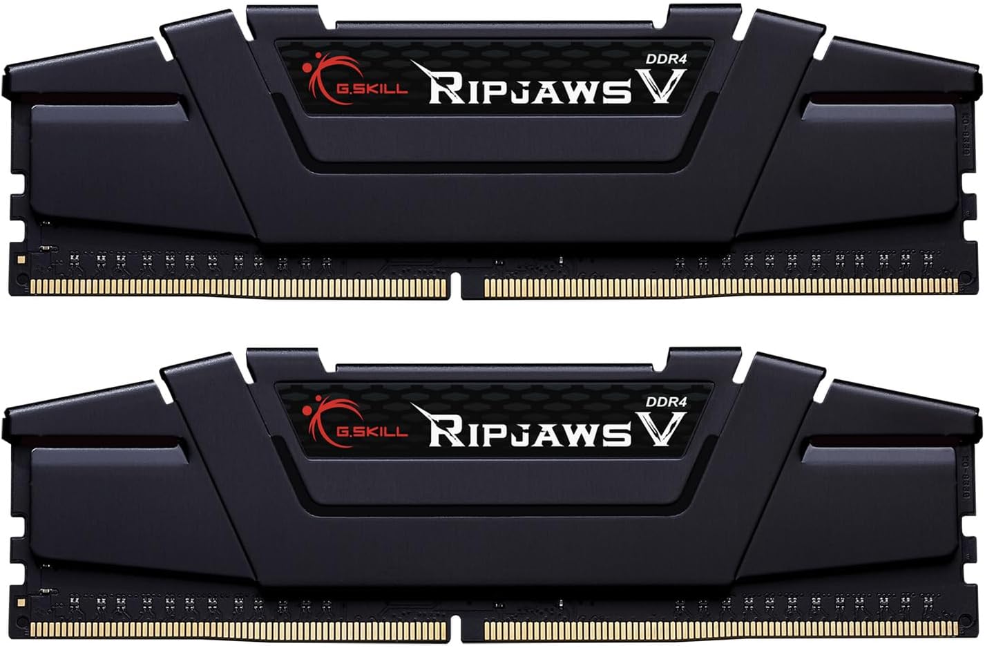 G.SKILL Ripjaws V Series (Intel XMP) DDR4 RAM 32GB (2x16GB) 3600MT/s CL18-22-22-42 1.35V Desktop Computer Memory UDIMM - Black (F4-3600C18D-32GVK)