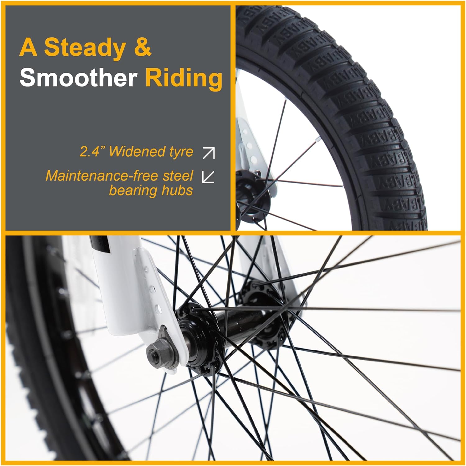 RoyalBaby Freestyle Kids Bike 12 14 16 18 20 Inch Bicycle, Training Wheels or Kickstand Available, for Boys Girls Ages 3+ Years, Multiple Colors