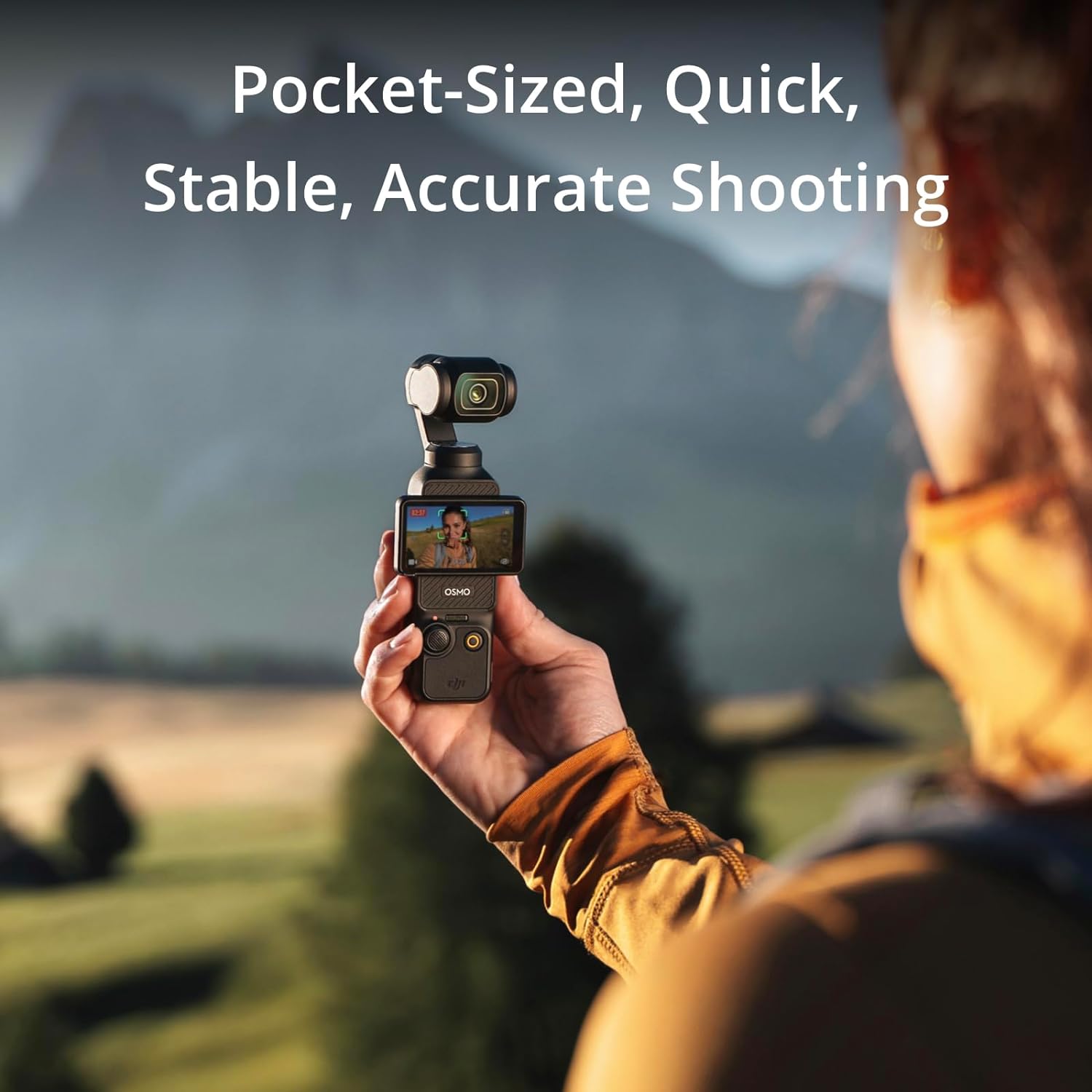 DJI Osmo Pocket 3 Creator Combo, Vlogging Camera with 1'' CMOS, 4K/120fps Video, 3-Axis Stabilization, Face/Object Tracking, Fast Focusing, Mic Included for Clear Sound, Digital Camera for Photography