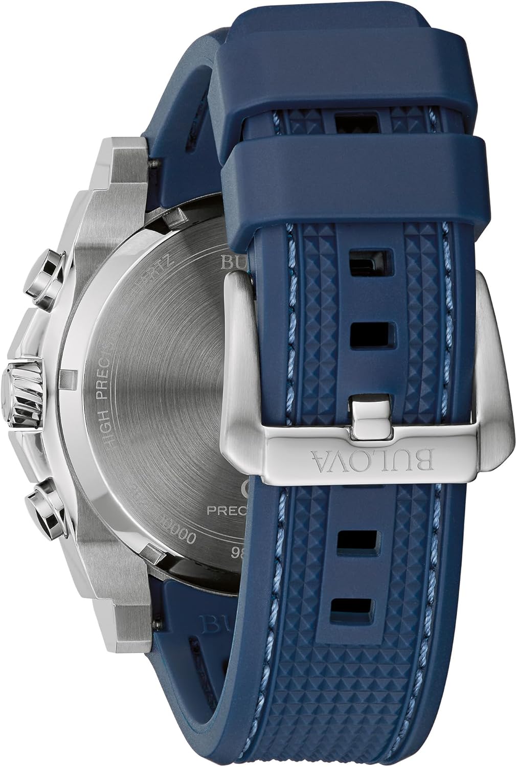 Bulova Men's Icon High Precision Quartz Chronograph Watch, Curved Mineral Crystal