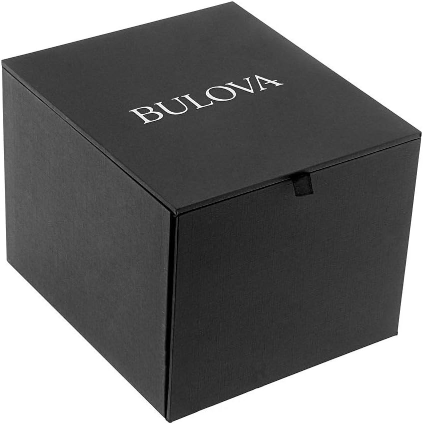 Bulova Men's Icon High Precision Quartz Chronograph Watch, Curved Mineral Crystal