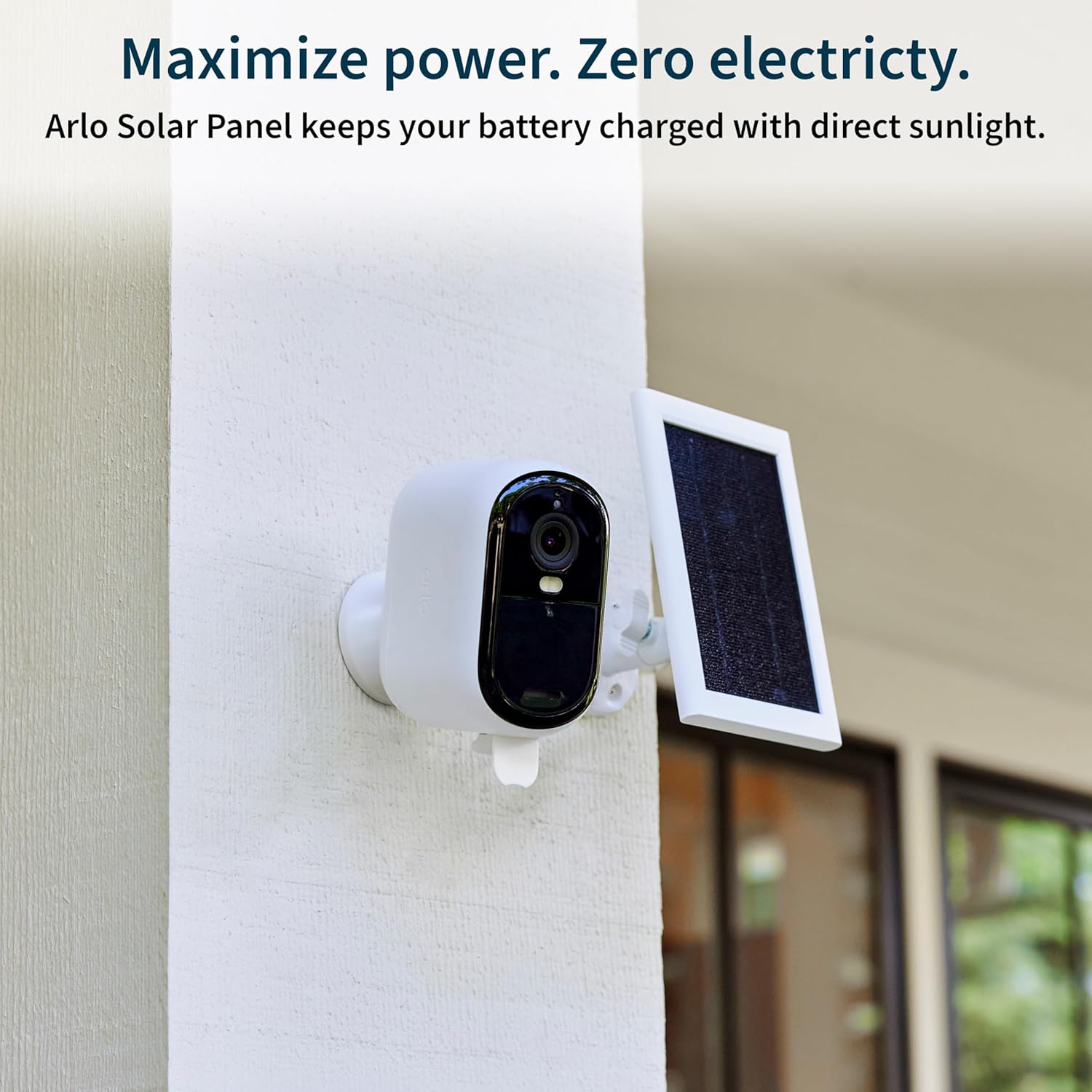 Arlo Essential Security Camera 2K | Indoor - Outdoor | 2nd Gen | Wireless with Spotlight, 2-Way Audio, Color Night Vision, Live Stream, Motion Activiation, Real Time Notifications - White, 2 Camera