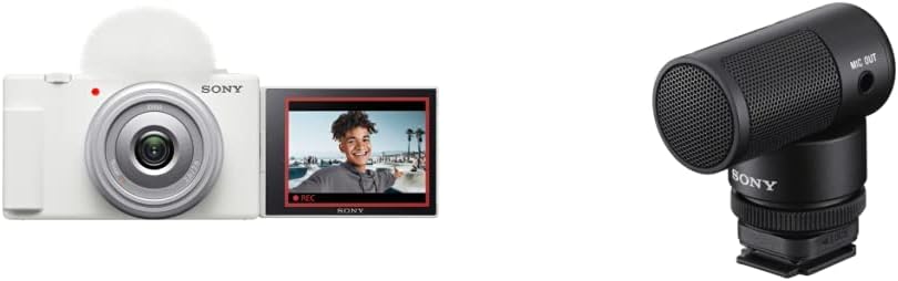 Sony ZV-1F Vlog Camera for Content Creators and Vloggers Black