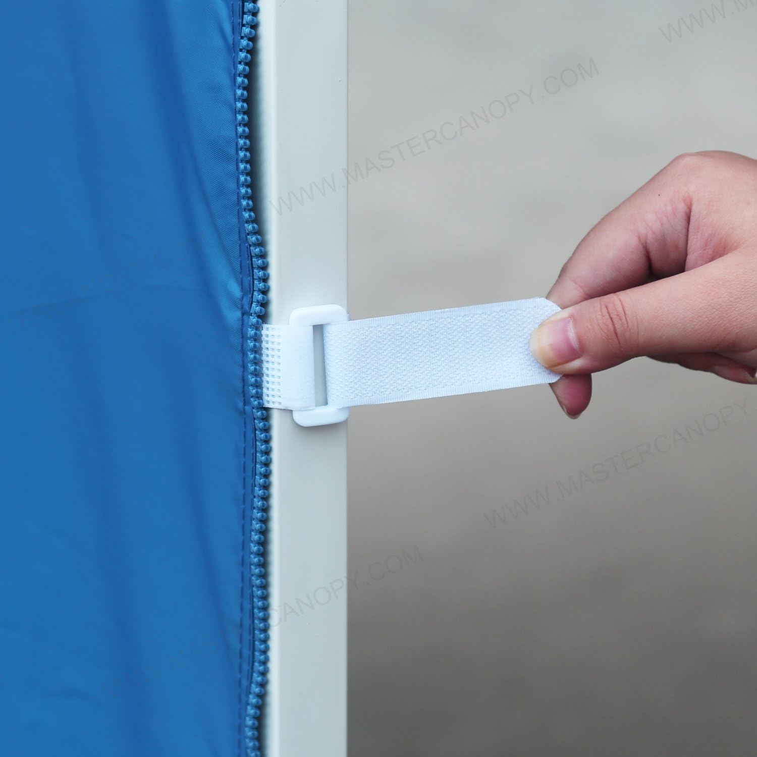 MASTERCANOPY Pop-up Canopy Sidewall Kit, 3 Sidewalls & 1 Doorwall Only Excluding top and Frame (10x10,Black)