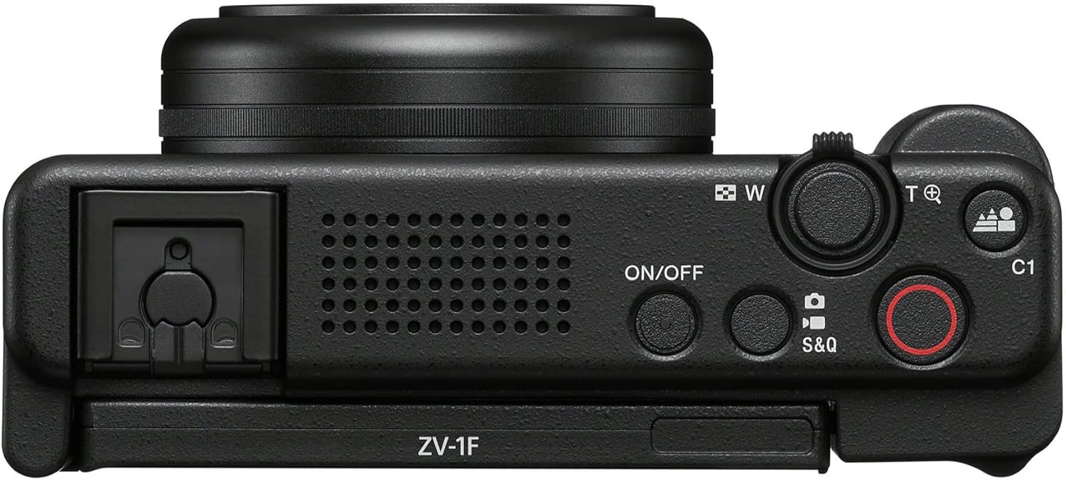 Sony ZV-1F Vlog Camera for Content Creators and Vloggers Black