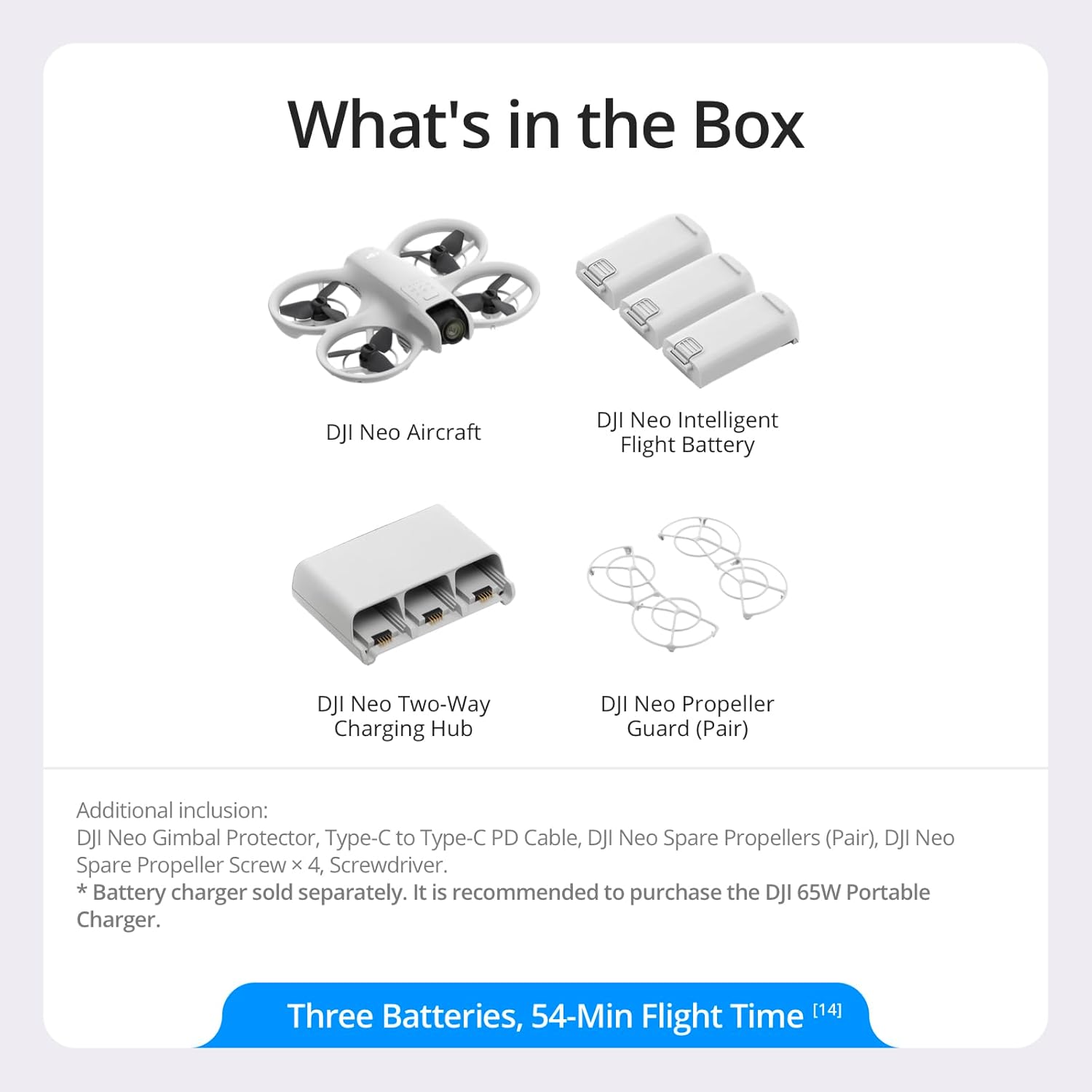 DJI Combo Neo de tres baterías, mini dron con cámara 4K UHD para adultos, dron autónomo de 4.76 oz que te sigue, despegue de palma, seguimiento de sujetos AI, QuickShots, video estabilizado (sin