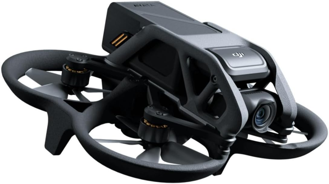 DJI Avata Explorer Combo, dron de visión en primera persona con cámara 4K, súper ancho de 155° FOV, incluye nuevo RC Motion 2 y gafas Integra Black, cumple con la FAA Remote ID