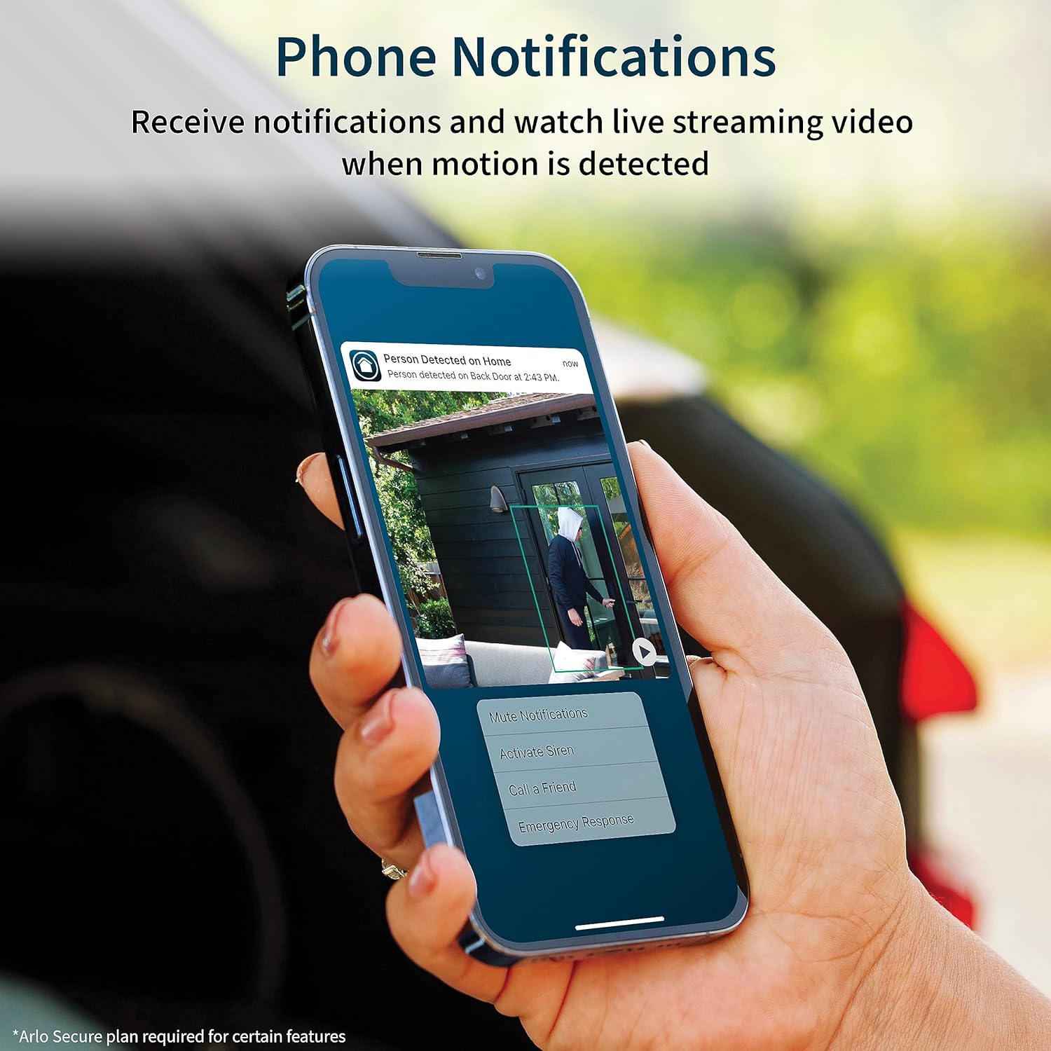 Arlo Essential Security Camera 2K | Indoor - Outdoor | 2nd Gen | Wireless with Spotlight, 2-Way Audio, Color Night Vision, Live Stream, Motion Activiation, Real Time Notifications - White, 2 Camera