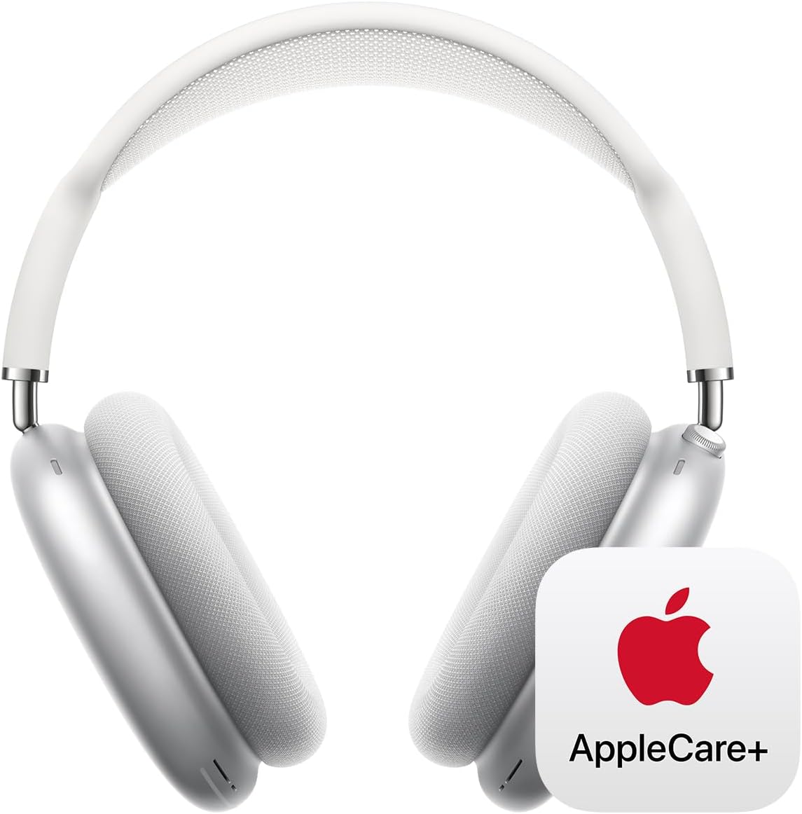 Apple AirPods Max Wireless Over-Ear Headphones, Active Noise Cancelling, Transparency Mode, Personalized Spatial Audio, Dolby Atmos, Bluetooth Headphones for iPhone – Silver