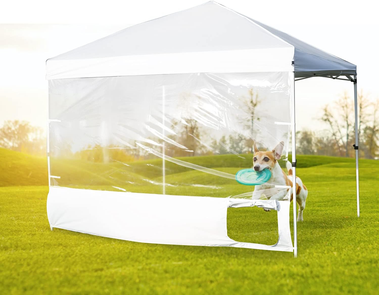 MordenApe Clear Sidewall, Transparent Canopy Walls, Canopy Side Wall for 10x10 Pop Up Canopy - Straight Leg, Outdoor Instant Canopies Sidewall,1 Pack (Navy)