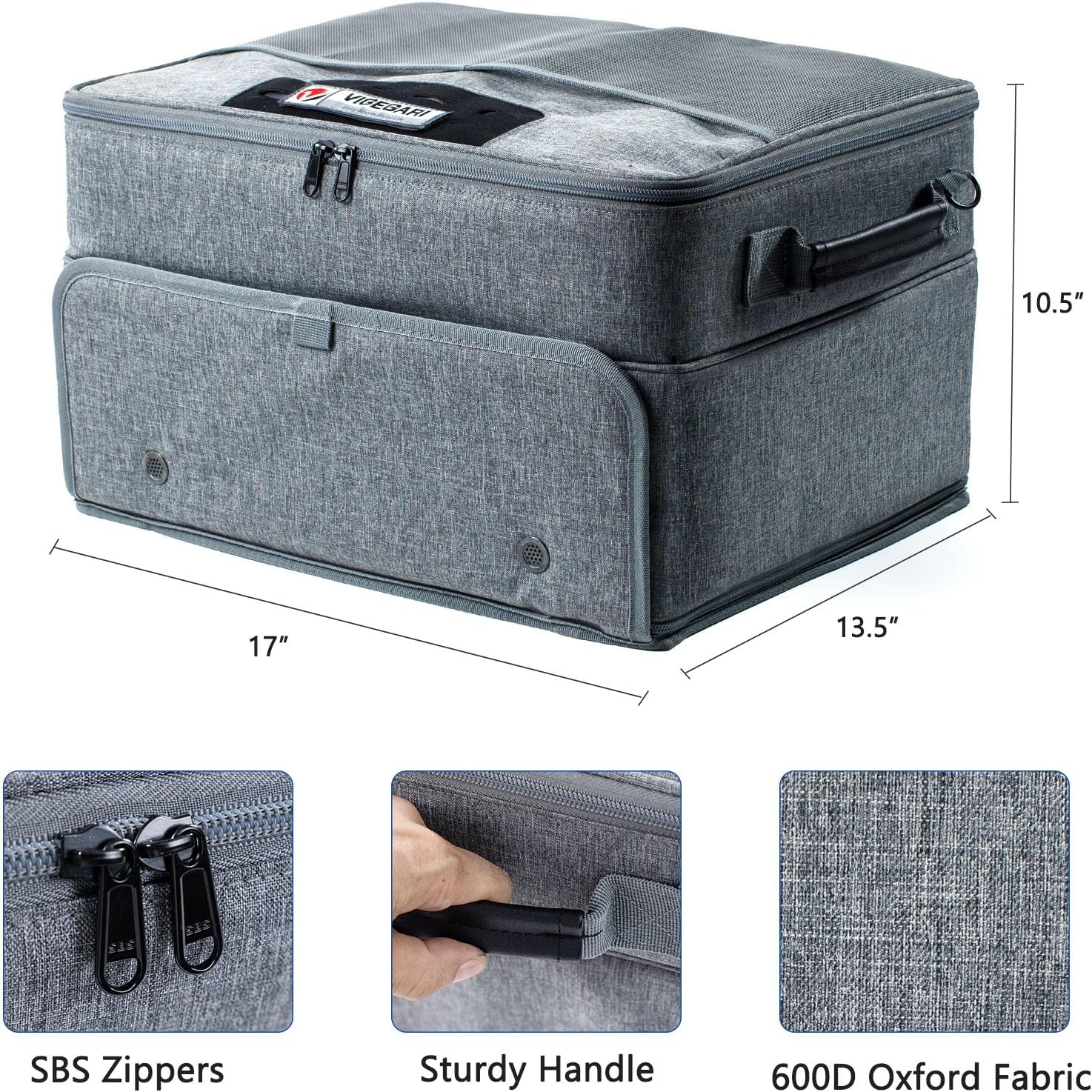 VIGEGARI Upgraded Golf Trunk Organizer Storage with Separate Compartment for 2 Pair Shoes Up to US Mens 16, Golf Car Locker Organizer for Golf Balls, Golf Gloves, Golf Accesories for Men, Golf Gifts