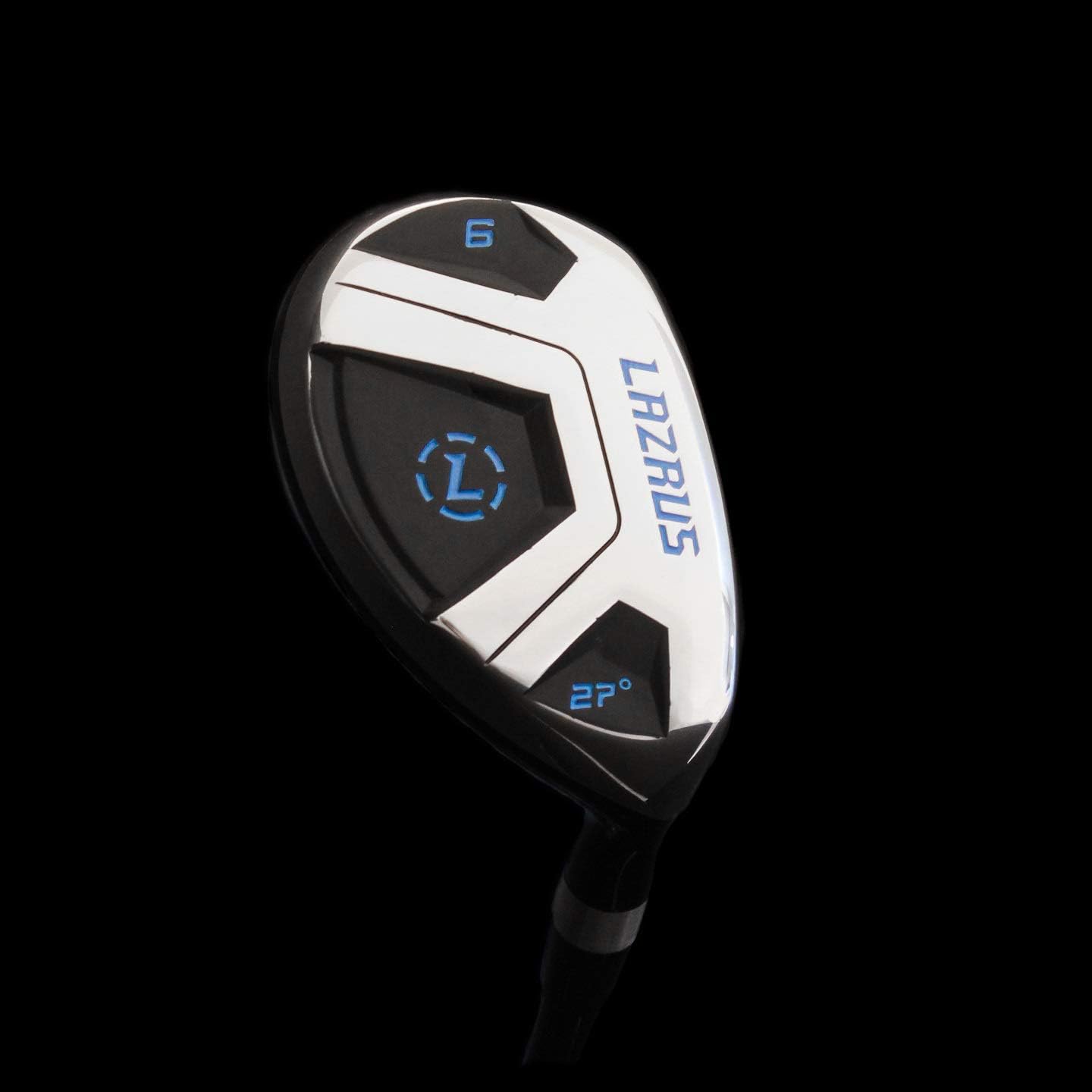 LAZRUS GOLF Premium Hybrid Golf Clubs for Men - 2,3,4,5,6,7,8,9,PW Right Hand & Left Hand Single Club, Graphite Shafts, Regular Flex