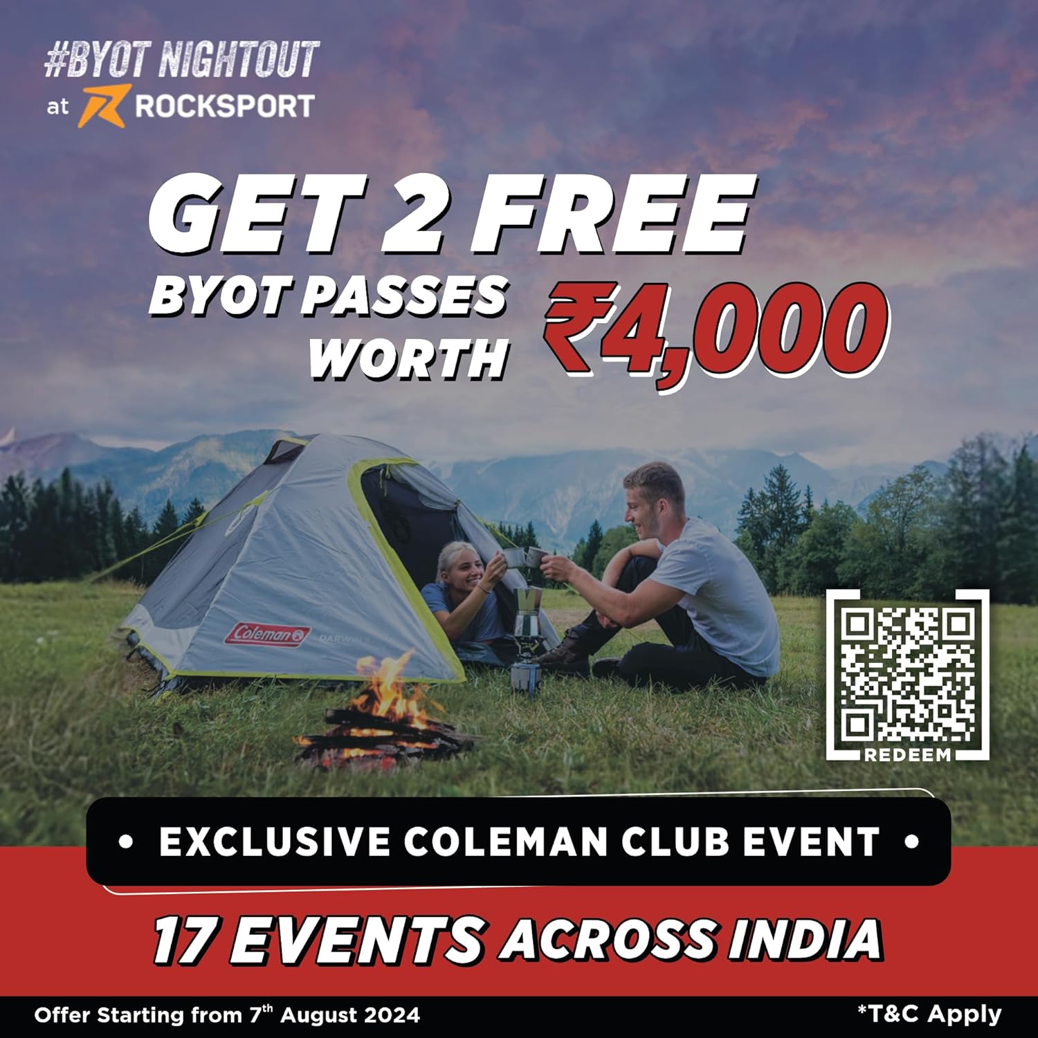 Coleman Tent Darwin, Compact Dome Tent, Also Ideal for Camping in The Garden, Lightweight Camping and Hiking Tent, Waterproof, Sewn-in Groundsheet