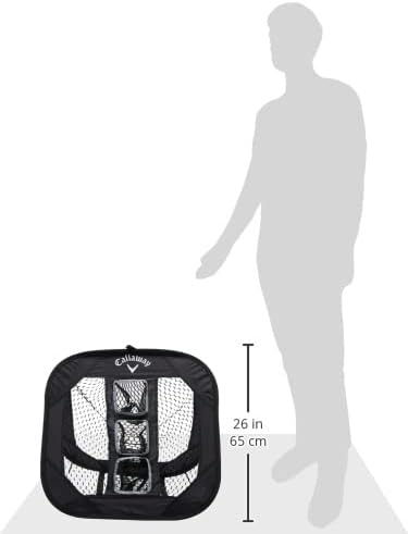 Callaway Chip-Shot Golf Chipping Net, Collapsible Golf Net for Outdoor & Indoor Practice, Black