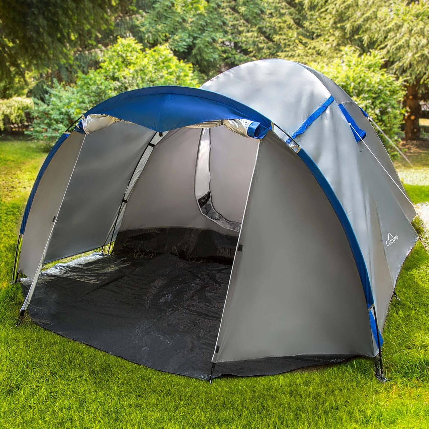 Campela Camping Tent, Family Camping Tent - 4 Person Camping Tent, Tropical-4 Model, Waterproof 3000m, Sealed Seams, CA0013