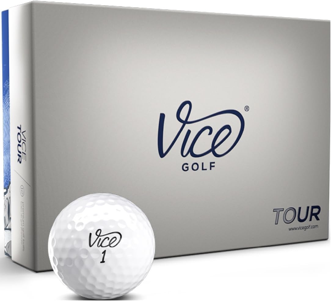 Vice Tour Golf Balls, White (One Dozen)