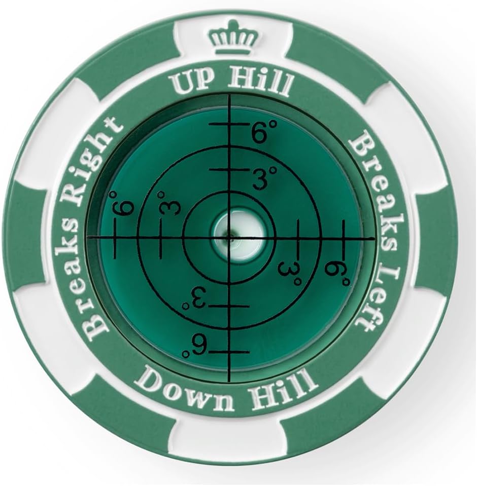 SlopeMaster ProGreen Reader - Golf Ball Marker with High Precision Green Reading Aid Golf Accessories for Men Women