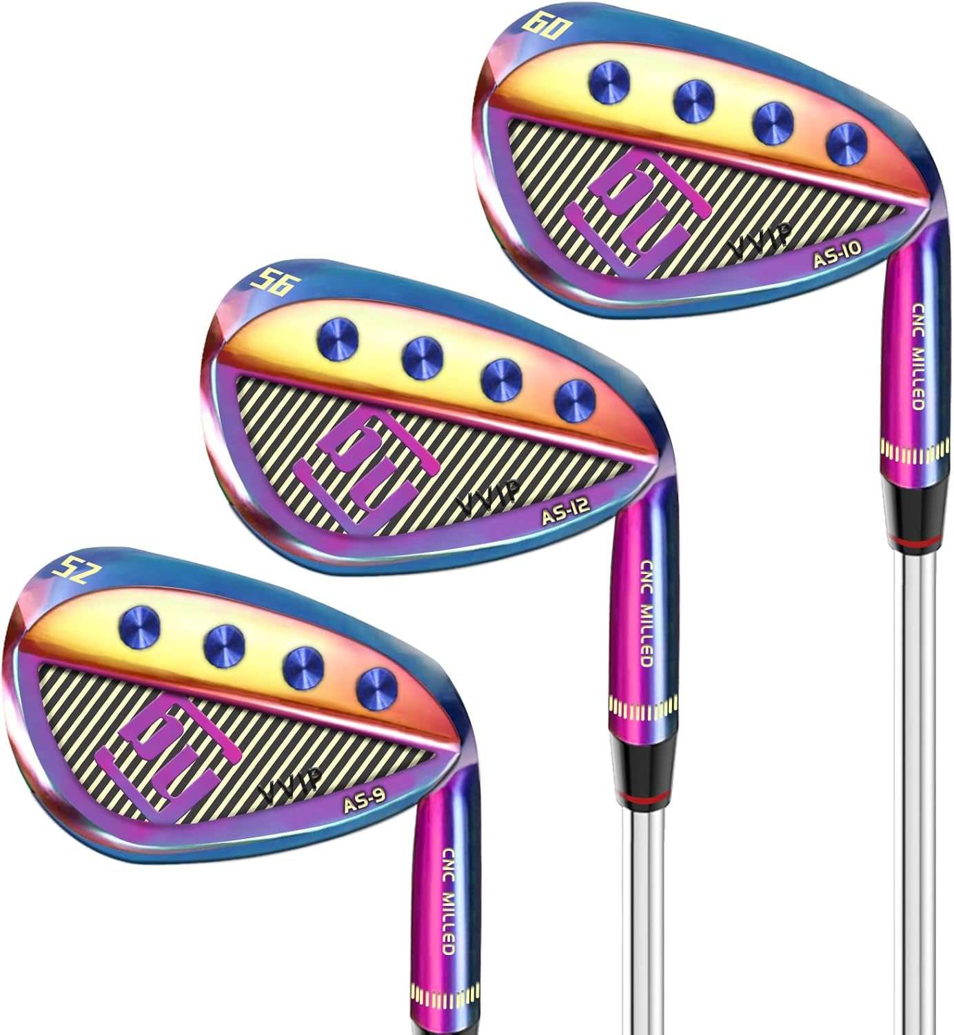 Yamato Full Face Golf Wedge Set or Individual Golf Wedges 50/52/54/56/58/60 Forged Golf Gap Wedge Sand Wedge Lob Wedge Golf Clubs Milled