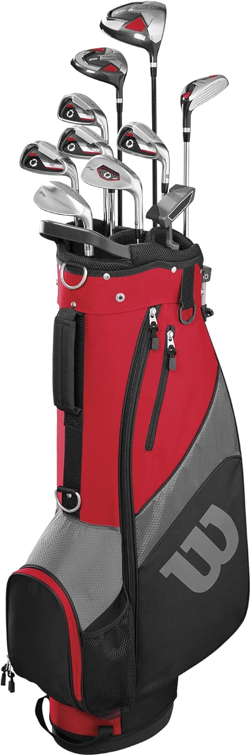 WILSON Men's Profile SGI Complete Golf Club Package Set - Men's and Senior