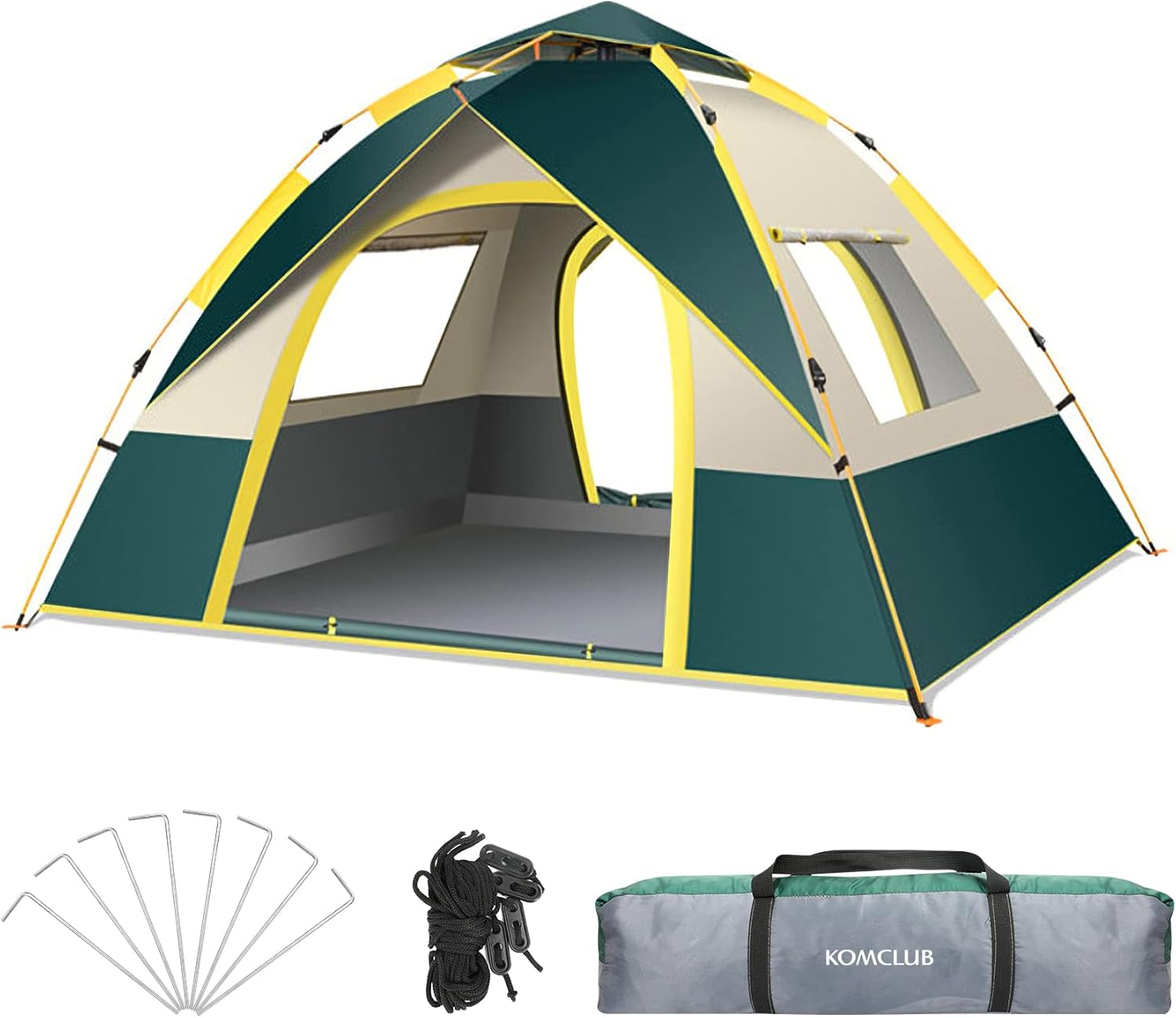 Automatic tent, lightweight for 2-3 people, waterproof, windproof, UV protection, beach, outdoor, travel, hiking, camping, hunting, fishing, etc.