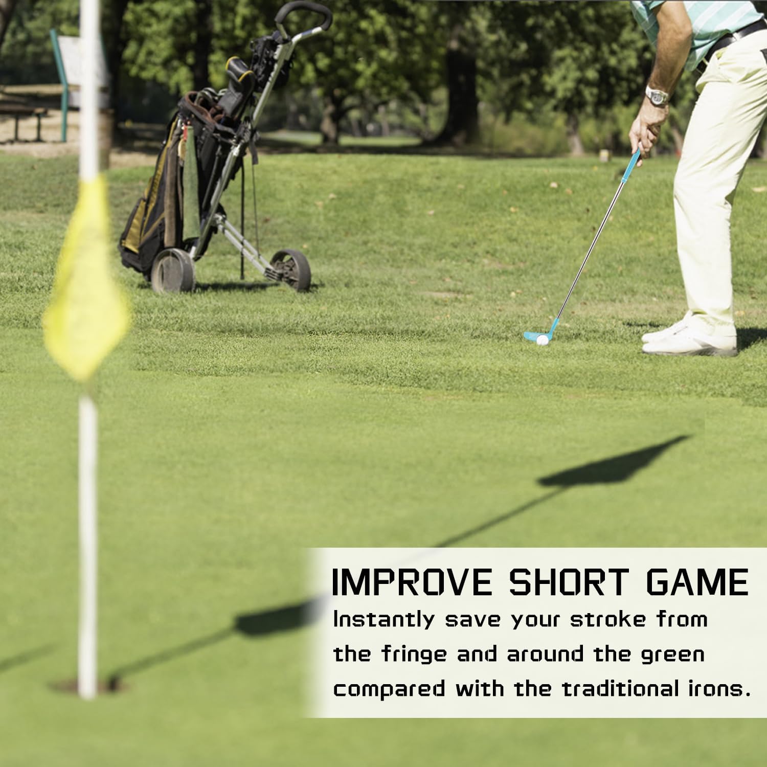 MAZEL Chipper Club Pitching Wedge for Men & Women,36/45 Degree - Save Stroke from Short Game,Right Hand