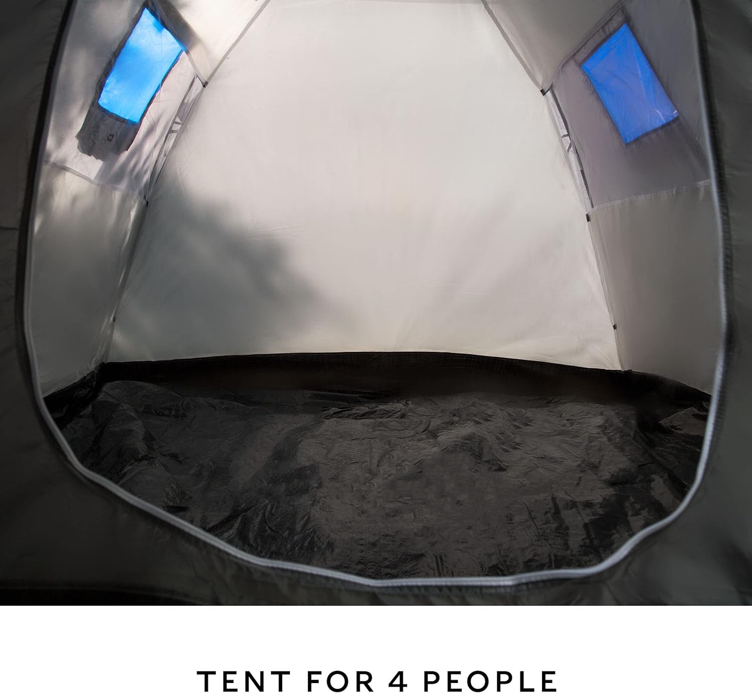 Campela Camping Tent, Family Camping Tent - 4 Person Camping Tent, Tropical-4 Model, Waterproof 3000m, Sealed Seams, CA0013