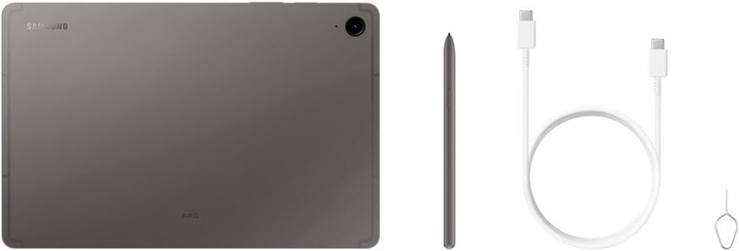 Samsung Galaxy Tab S9 FE 10.9” 128GB WiFi Android Tablet, Large Display, Long Battery Life, Powerful Processor, S Pen, 8MP Camera, Lightweight Durable Design, Expandable Storage, US Version,2023, Gray