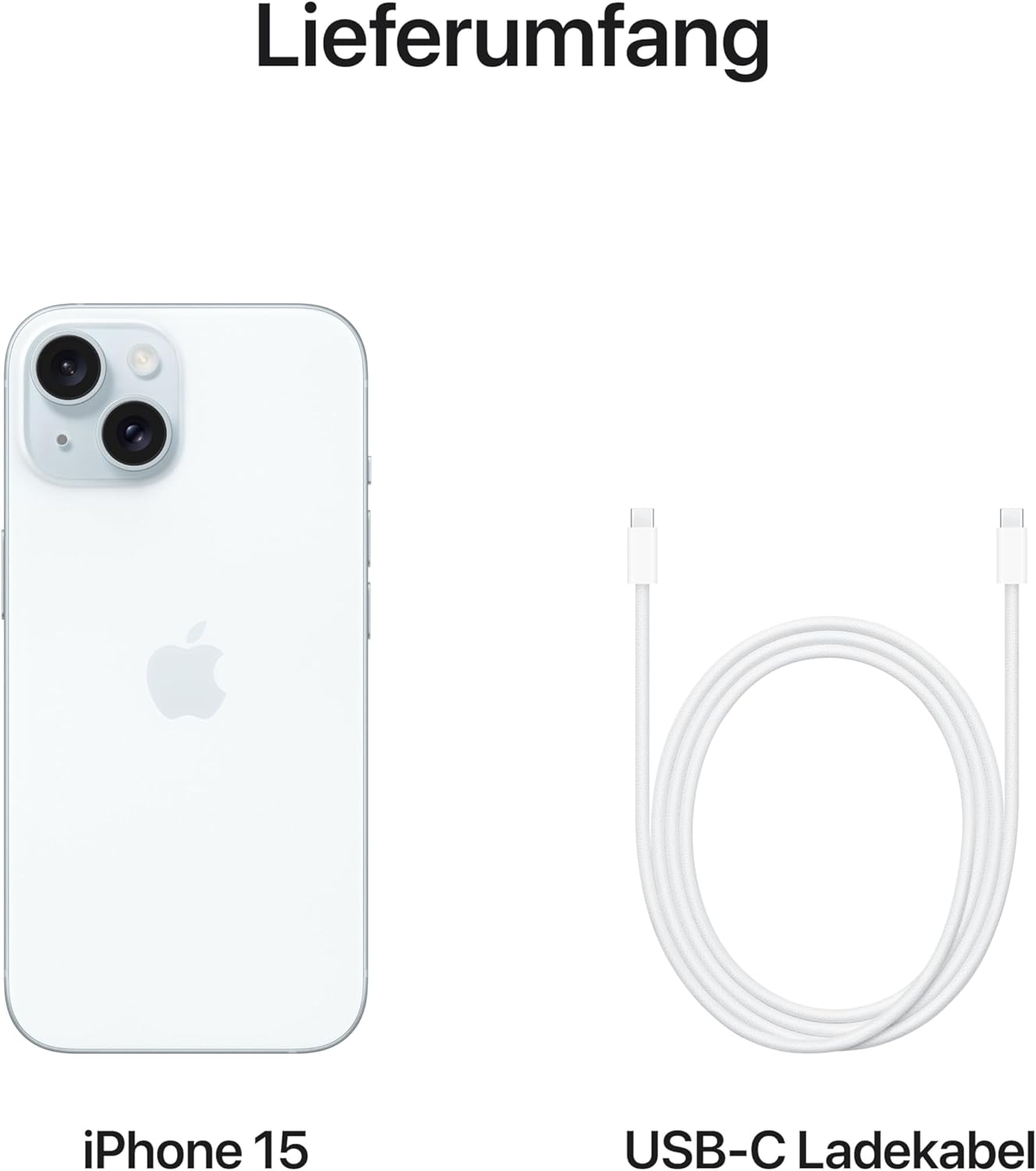 Apple iPhone 15 (128GB) - Black