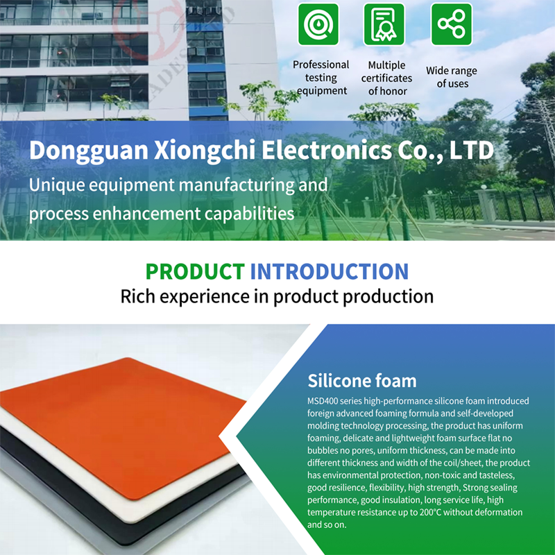 Silicone foam