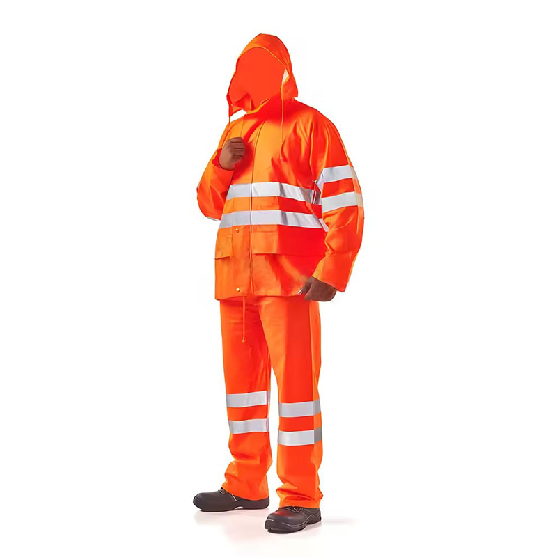Adult Waterproof Raincoat with PU Coating  for Ultimate Rain Protection