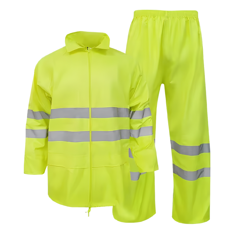 Versatile Polyester Rain Jacket for  Hiking and Camping Enthusiasts