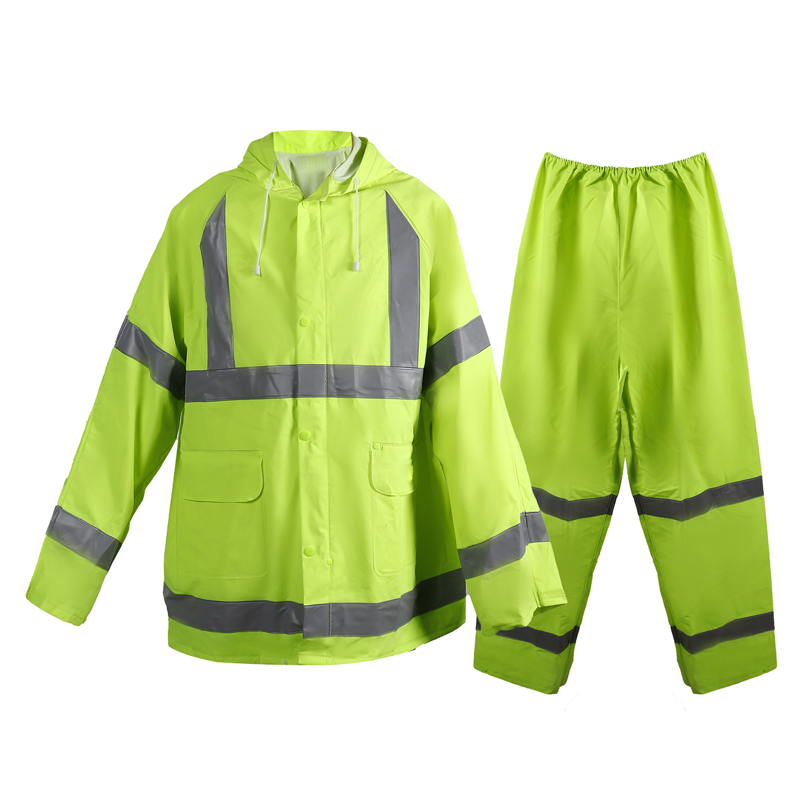 Waterproof Reflective Raincoat  for Professional Workwear