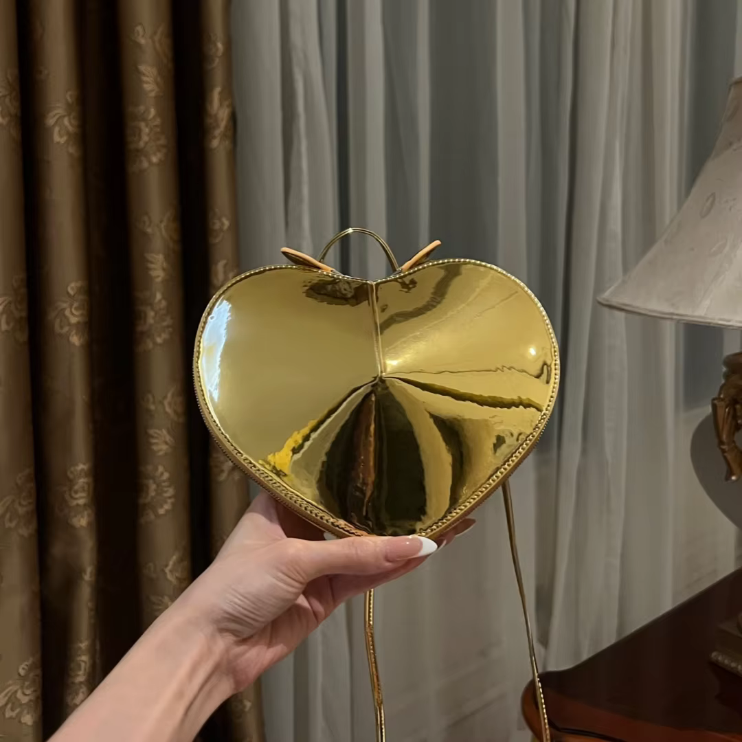 2024 ALAI New Luxury Heart Bag For Sac De Luxe Femme Bags for Women Bolsos De Mujer Mini Cross Bag Calfskin Love Bags A002