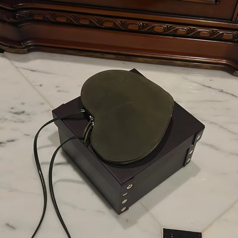 2024 ALAI New Luxury Heart Bag For Sac De Luxe Femme Bags for Women Bolsos De Mujer Mini Cross Bag Calfskin Love Bags A05