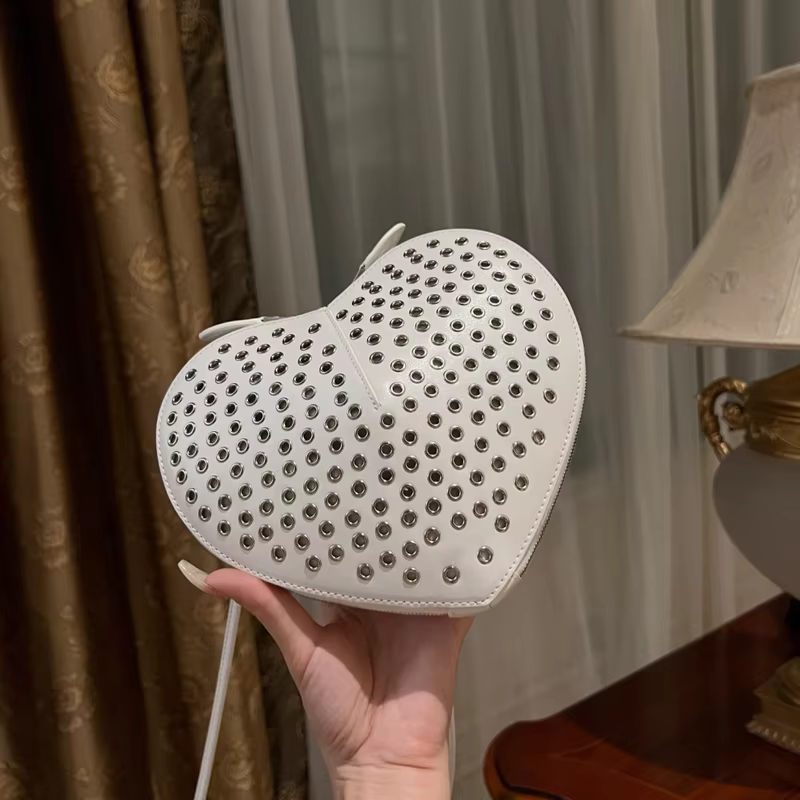 2024 ALAI New Luxury Heart Bag For Sac De Luxe Femme Bags for Women Bolsos De Mujer Mini Cross Bag Calfskin Love Bags A07