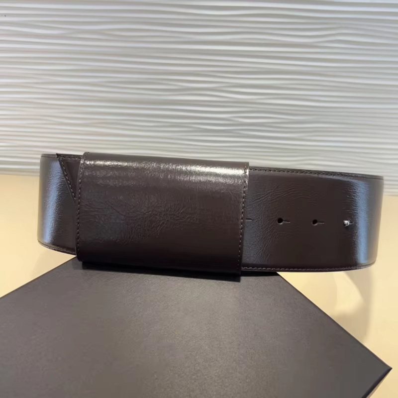 Cowhide Waistband Wide Style For Women Hollow-out Cummerbund Classic Body Shaping Girdle Belts Runway Designer Alai Waist Seal