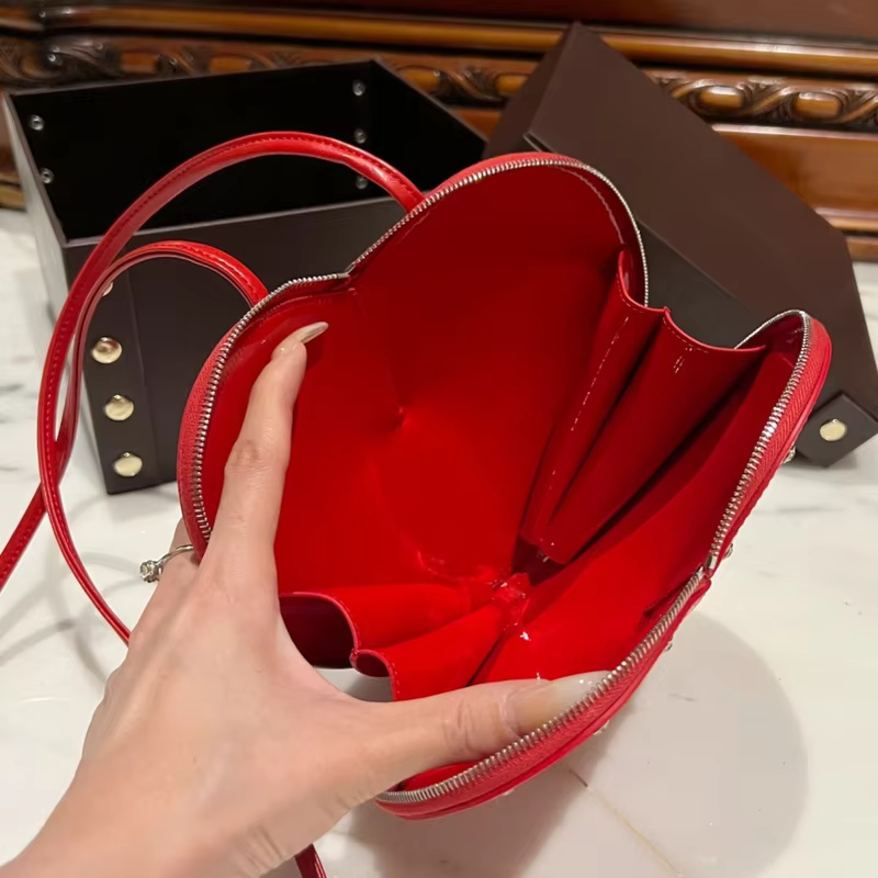 2024 ALAI New Luxury Heart Bag For Sac De Luxe Femme Bags for Women Bolsos De Mujer Mini Cross Bag Calfskin Love Bags A03