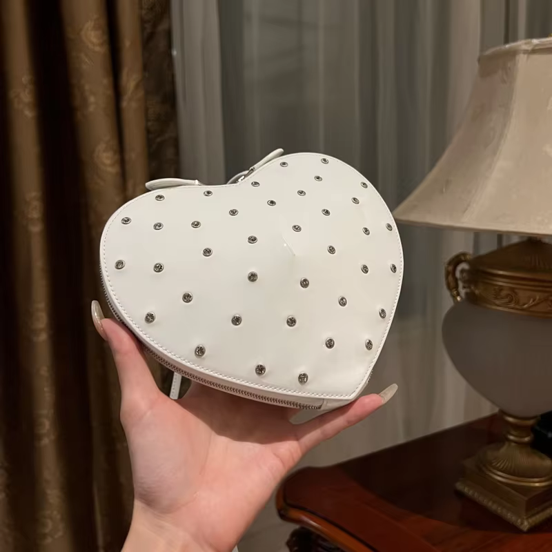 2024 ALAI New Luxury Heart Bag For Sac De Luxe Femme Bags for Women Bolsos De Mujer Mini Cross Bag Calfskin Love Bags A03