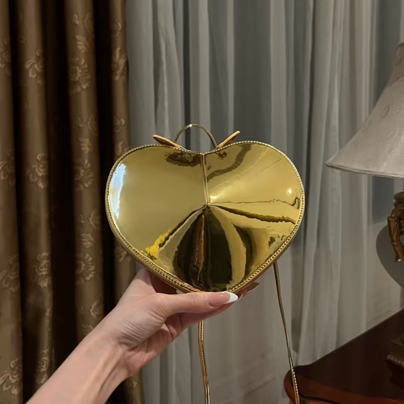 2024 ALAI New Luxury Heart Bag For Sac De Luxe Femme Bags for Women Bolsos De Mujer Mini Cross Bag Calfskin Love Bags A002