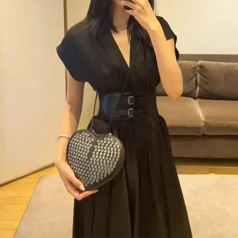 2024 ALAI New Luxury Heart Bag For Sac De Luxe Femme Bags for Women Bolsos De Mujer Mini Cross Bag Calfskin Love Bags A07