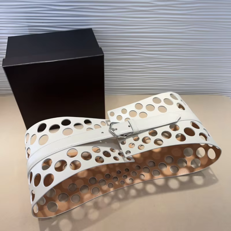 Women's Cowhide Big Belt Waistband Female Belts Waist Belt Cummerbunds Belt for Ladies Leather Belt Wide Belt for Women ALAI