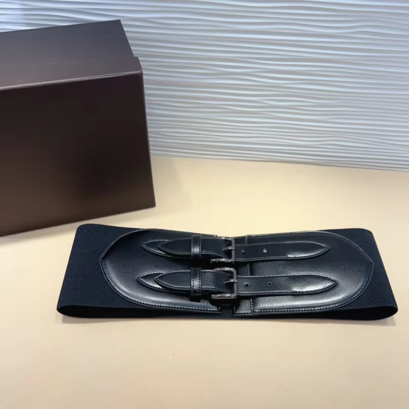 Top Quality ALAI Cummerbunds 10cmWide Female Luxury Pin Buckle Fashion Italian Handmade Elastic Force Accessory Waist Belt